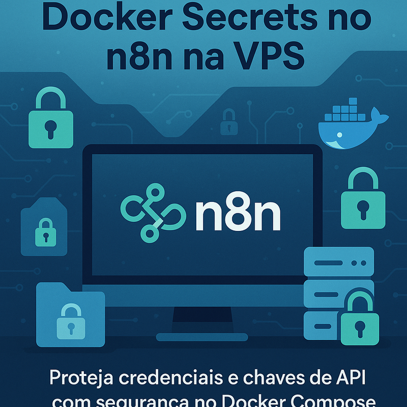 Como usar Docker Secrets no n8n na VPS para proteger credenciais e chaves de API