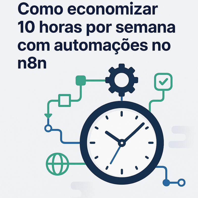 Como economizar 10 horas por semana com automações no n8n