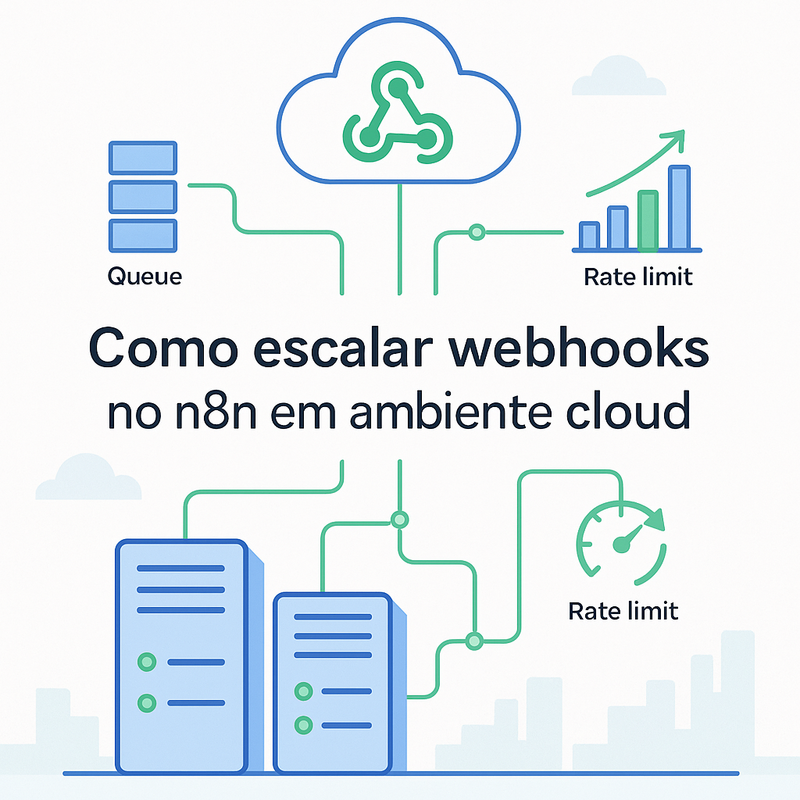 Como escalar webhooks no n8n em ambiente cloud e manter automações robustas