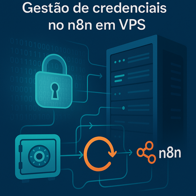 Gestão de credenciais no n8n em VPS: criptografia, rotação e integração com Vault