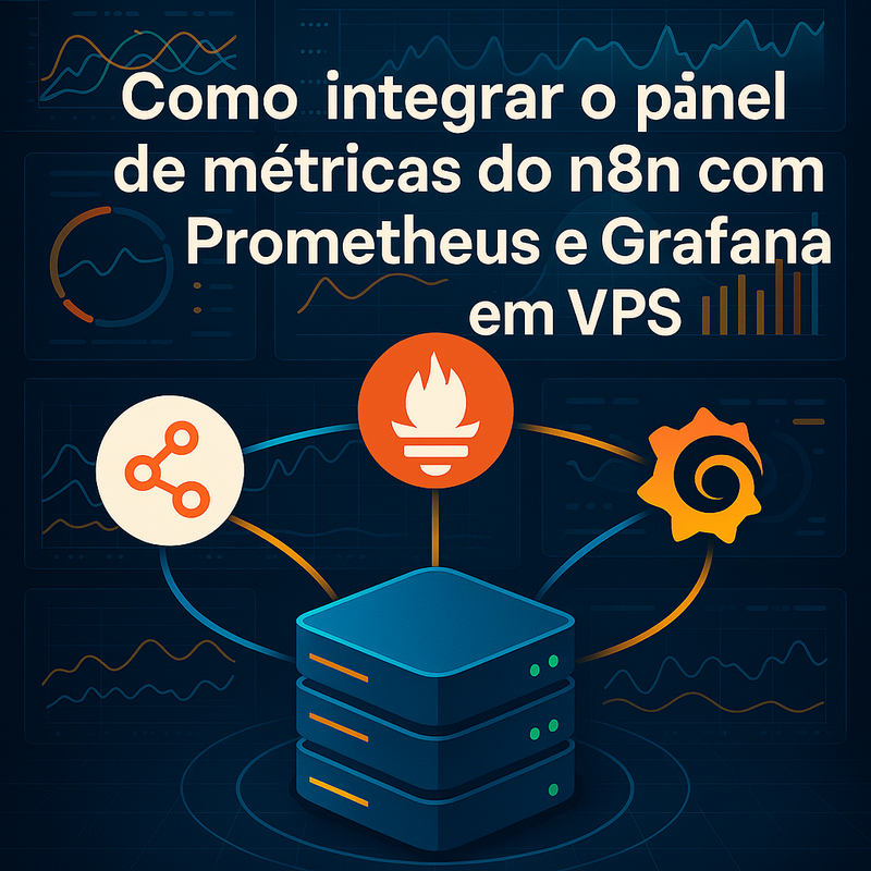 Como integrar o painel de métricas do n8n com Prometheus e Grafana em VPS