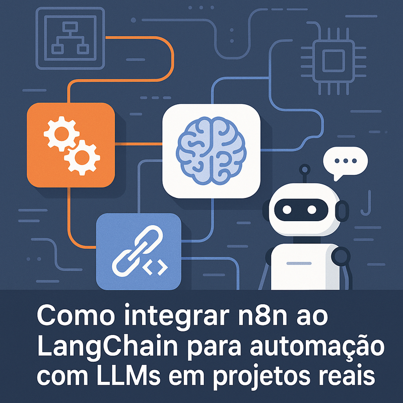 Como integrar n8n ao LangChain para automação com LLMs em projetos reais