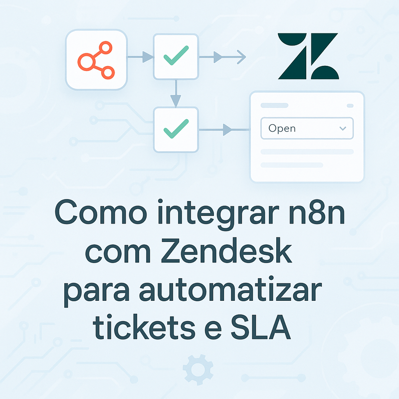 Como integrar n8n com Zendesk para automatizar tickets e SLA