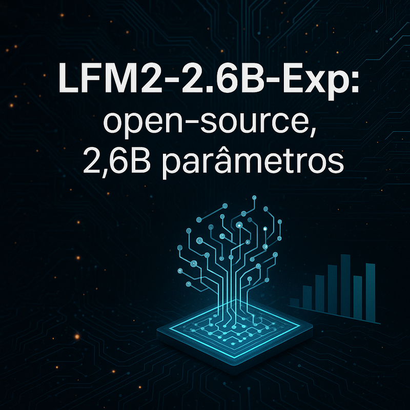 LFM2-2.6B-Exp: modelo open-source de 2,6B parâmetros que supera gigantes em inferência