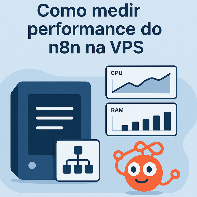 Como medir performance do n8n na VPS: CPU, RAM, concorrência e filas