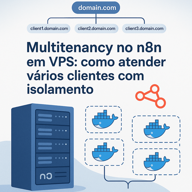 Multitenancy no n8n em VPS: como atender vários clientes com isolamento