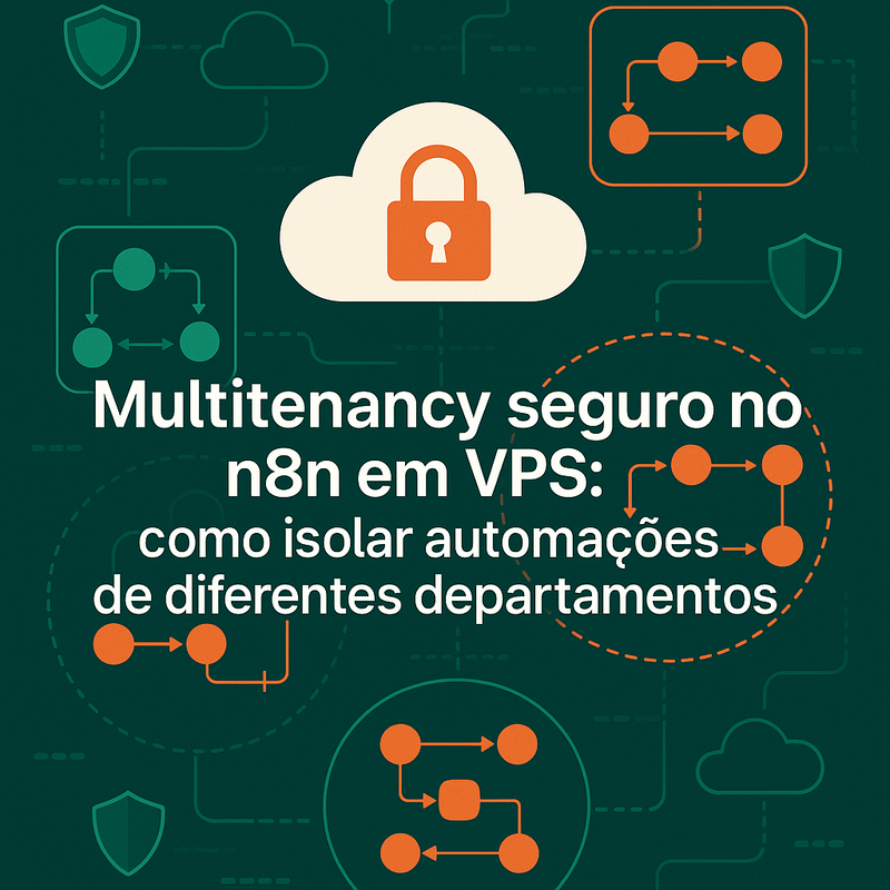 Multitenancy seguro no n8n em VPS: como isolar automações de diferentes departamentos