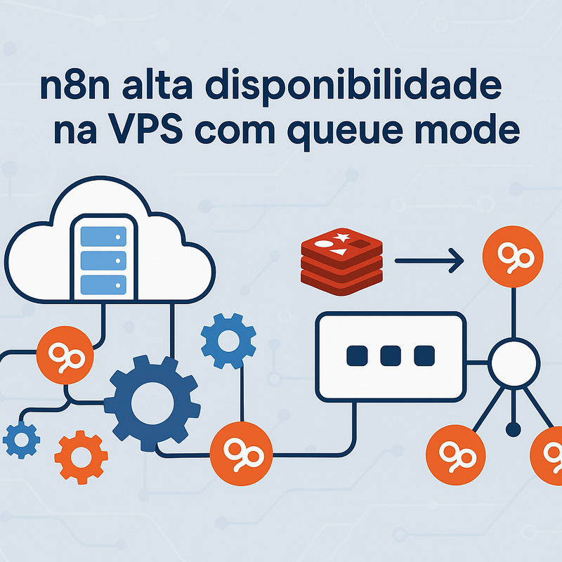 n8n alta disponibilidade na VPS com queue mode: arquitetura, múltiplos workers e trade-offs