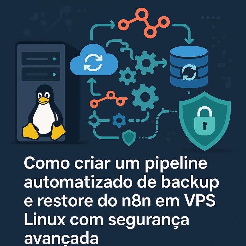Como criar um pipeline automatizado de backup e restore do n8n em VPS Linux com segurança avançada