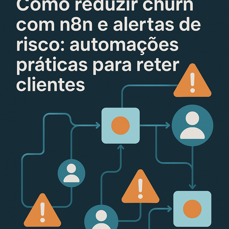 Como reduzir churn com n8n e alertas de risco: automações práticas para reter clientes