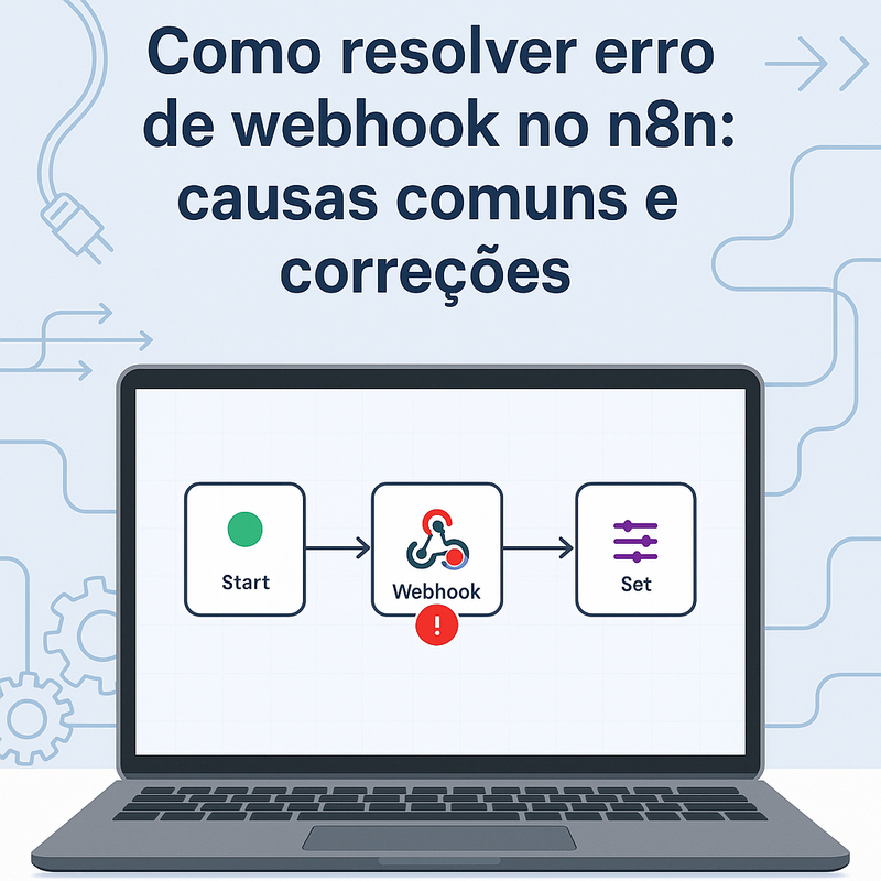 Como resolver erro de webhook no n8n: causas comuns e correções