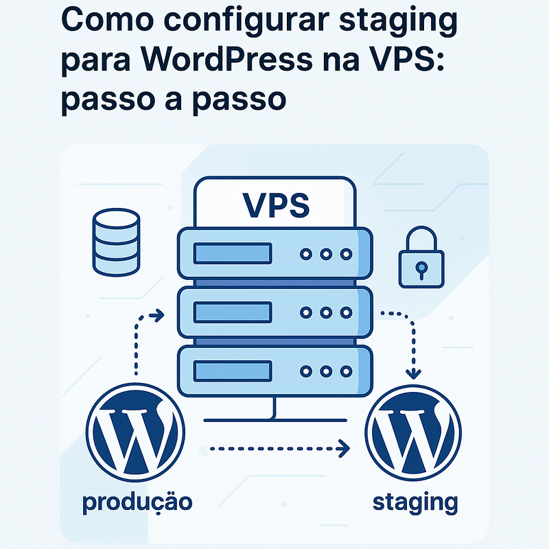 Como configurar staging para WordPress na VPS: passo a passo