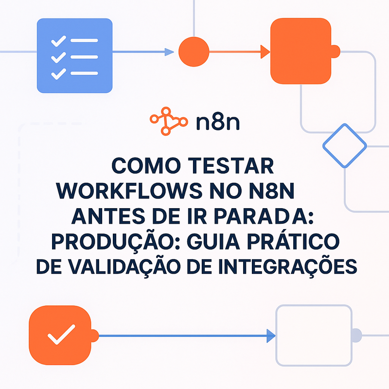Como testar workflows no n8n antes de ir para produção: guia prático de validação de integrações