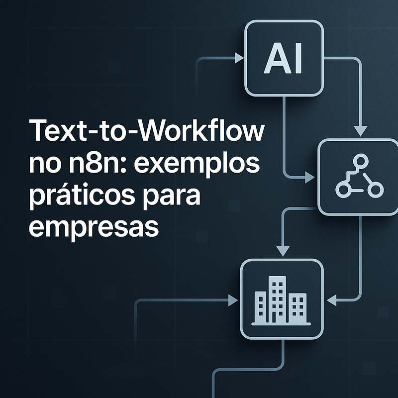 Text-to-Workflow no n8n: exemplos práticos de automações por IA para empresas