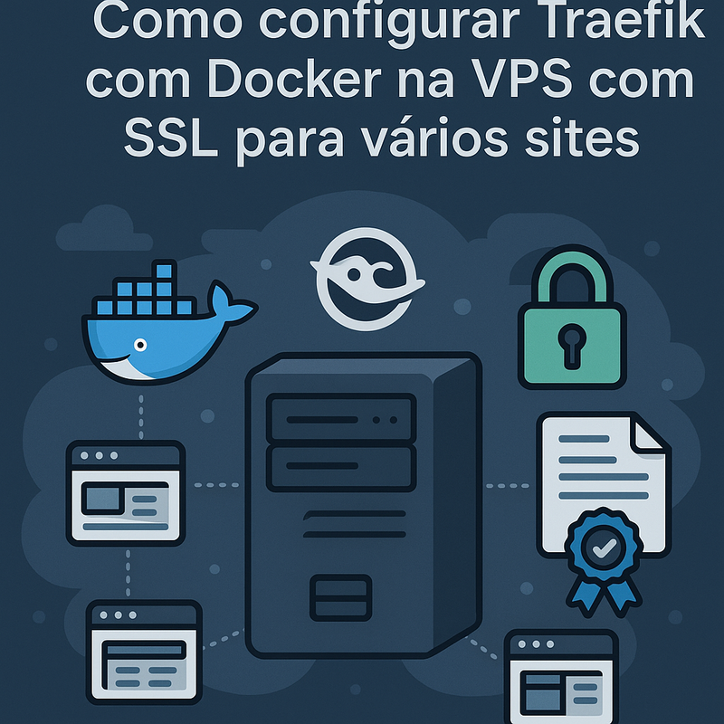 Como configurar Traefik com Docker na VPS com SSL para vários sites