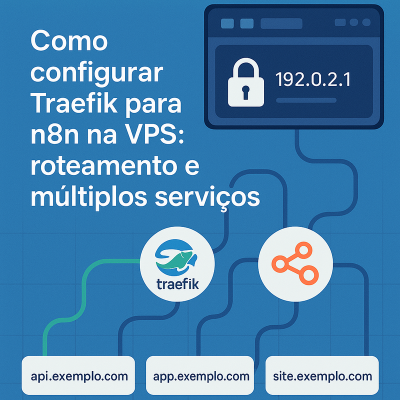 Como configurar Traefik para n8n na VPS com HTTPS: roteamento e múltiplos serviços