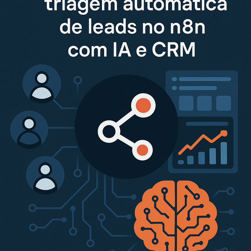 Como montar triagem automática de leads no n8n com IA e CRM