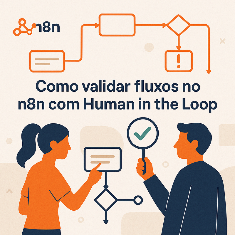 Como validar fluxos no n8n com Human in the Loop: conceitos e exemplos reais