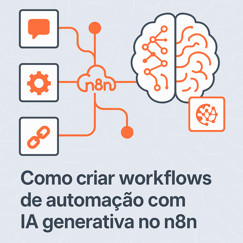 Como criar workflows de automação com IA generativa no n8n