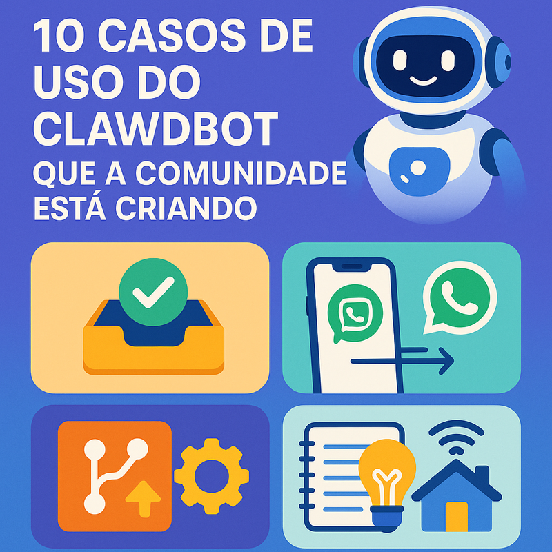 10 casos de uso do ClawdBot que a comunidade está criando