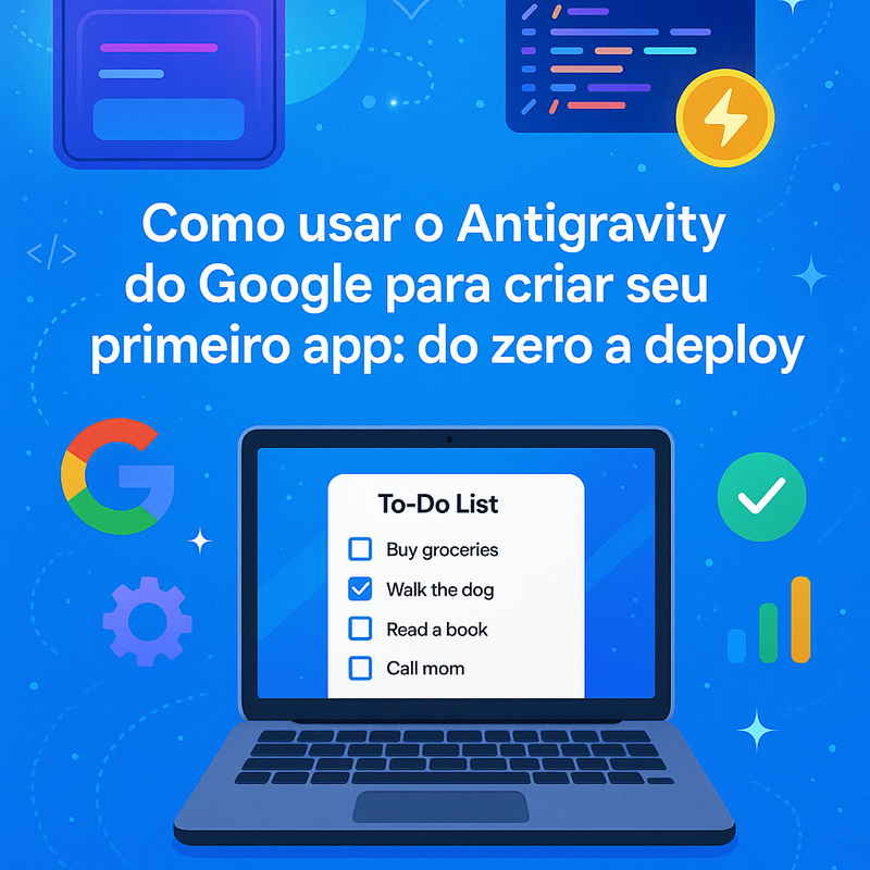 Como usar o Antigravity do Google para criar seu primeiro app: do zero ao deploy