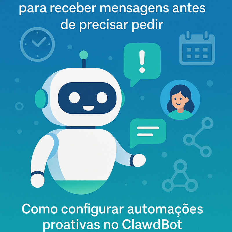 Como configurar automações proativas no ClawdBot para receber mensagens antes de precisar pedir