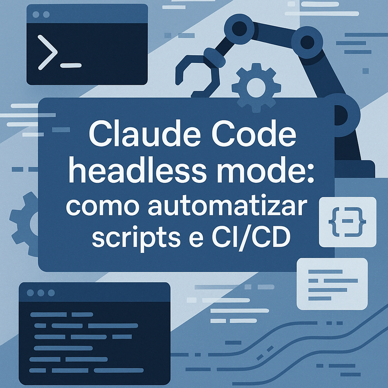 Claude Code headless mode: como automatizar scripts e CI/CD