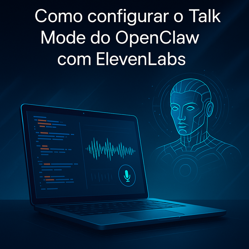 Como configurar o Talk Mode do OpenClaw com ElevenLabs e criar um assistente de voz estilo Jarvis