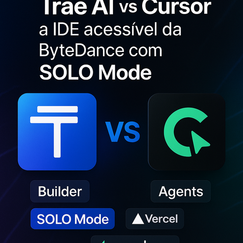 Trae AI vs Cursor: a IDE acessível da ByteDance com SOLO Mode