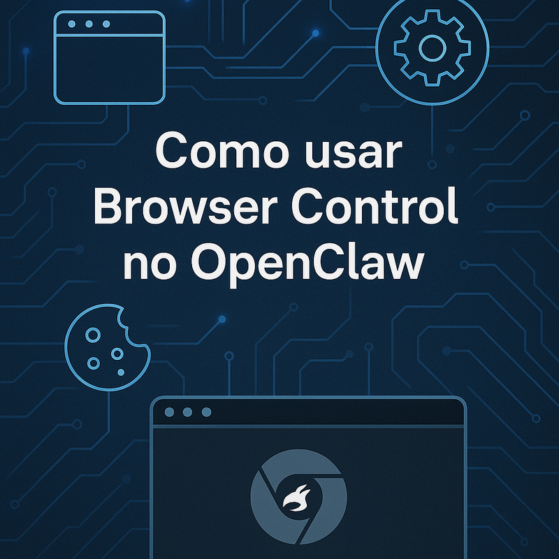 Como usar Browser Control no OpenClaw: automação web com Chrome headless (CDP), sessões e skills